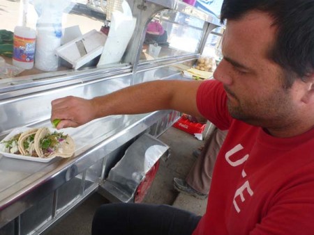 Tacos on the street